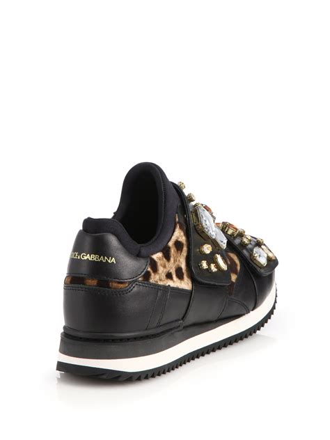 dolce and gabbana leopard shoes|dolce gabbana cushion shoes.